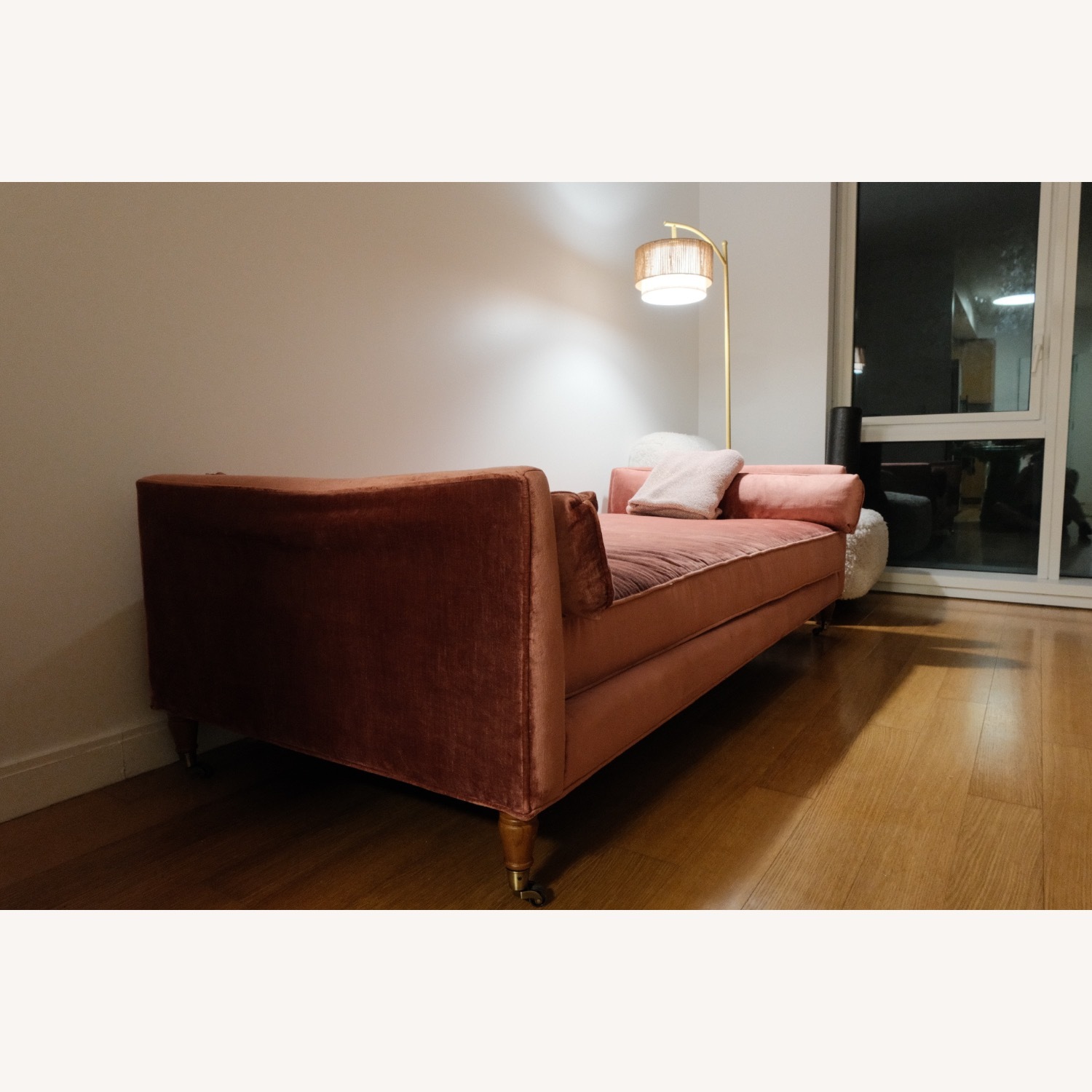 Anthropologie Pink Velvet Daybed - image-5