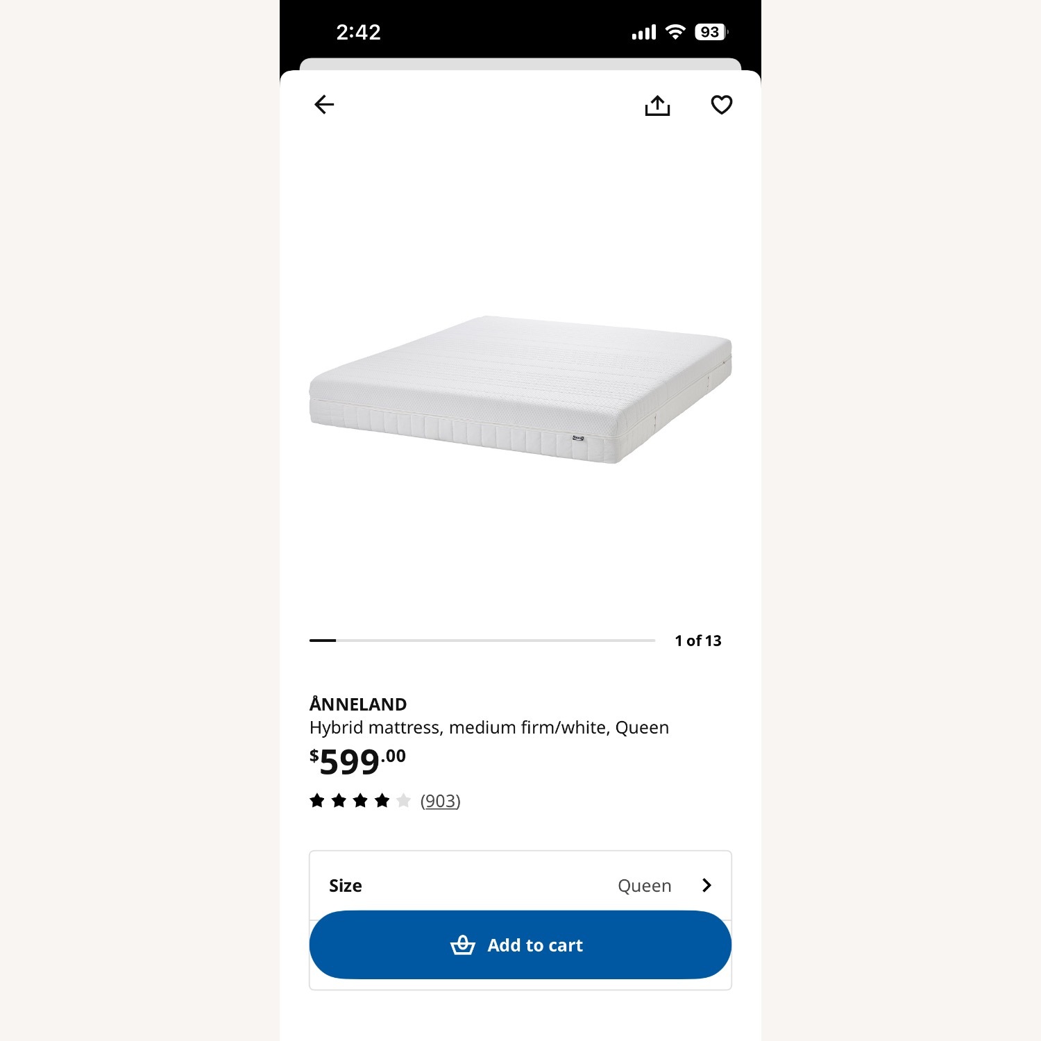 IKEA Green Queen Bed - image-7