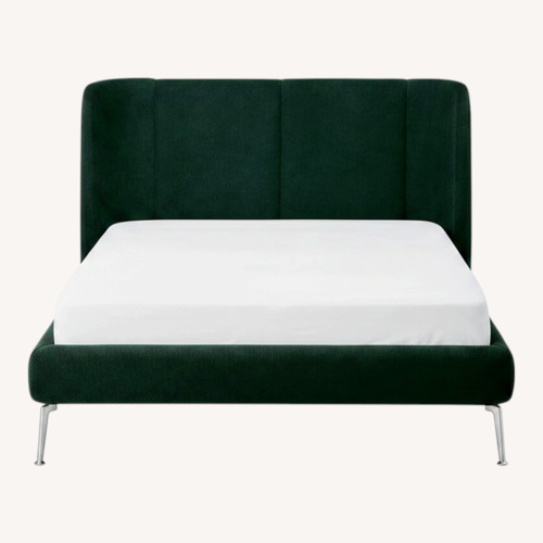 Used IKEA Green Queen Bed for sale on AptDeco