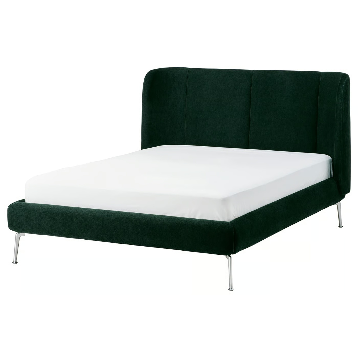 IKEA Green Queen Bed - image-10