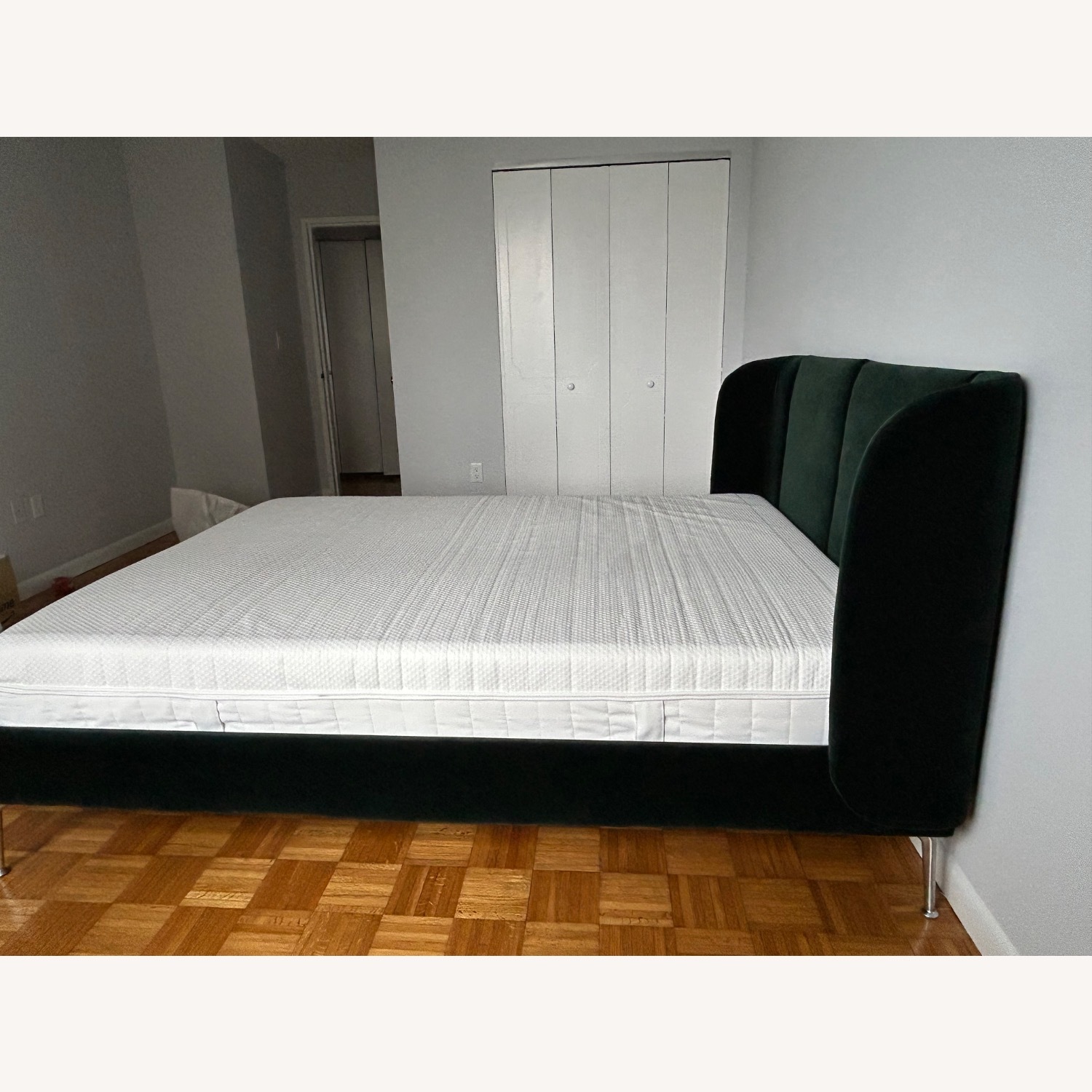 IKEA Green Queen Bed - image-5