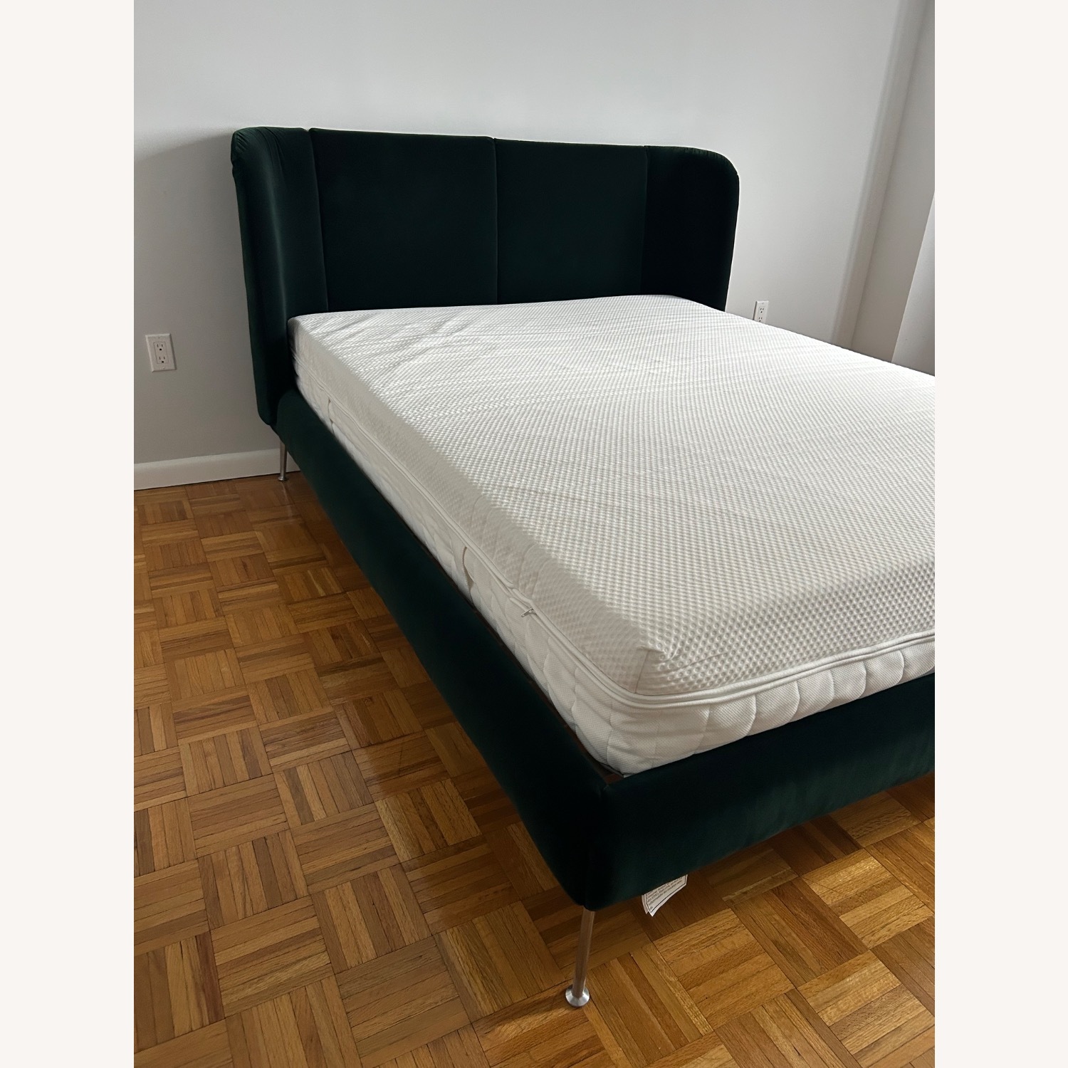 IKEA Green Queen Bed - image-1