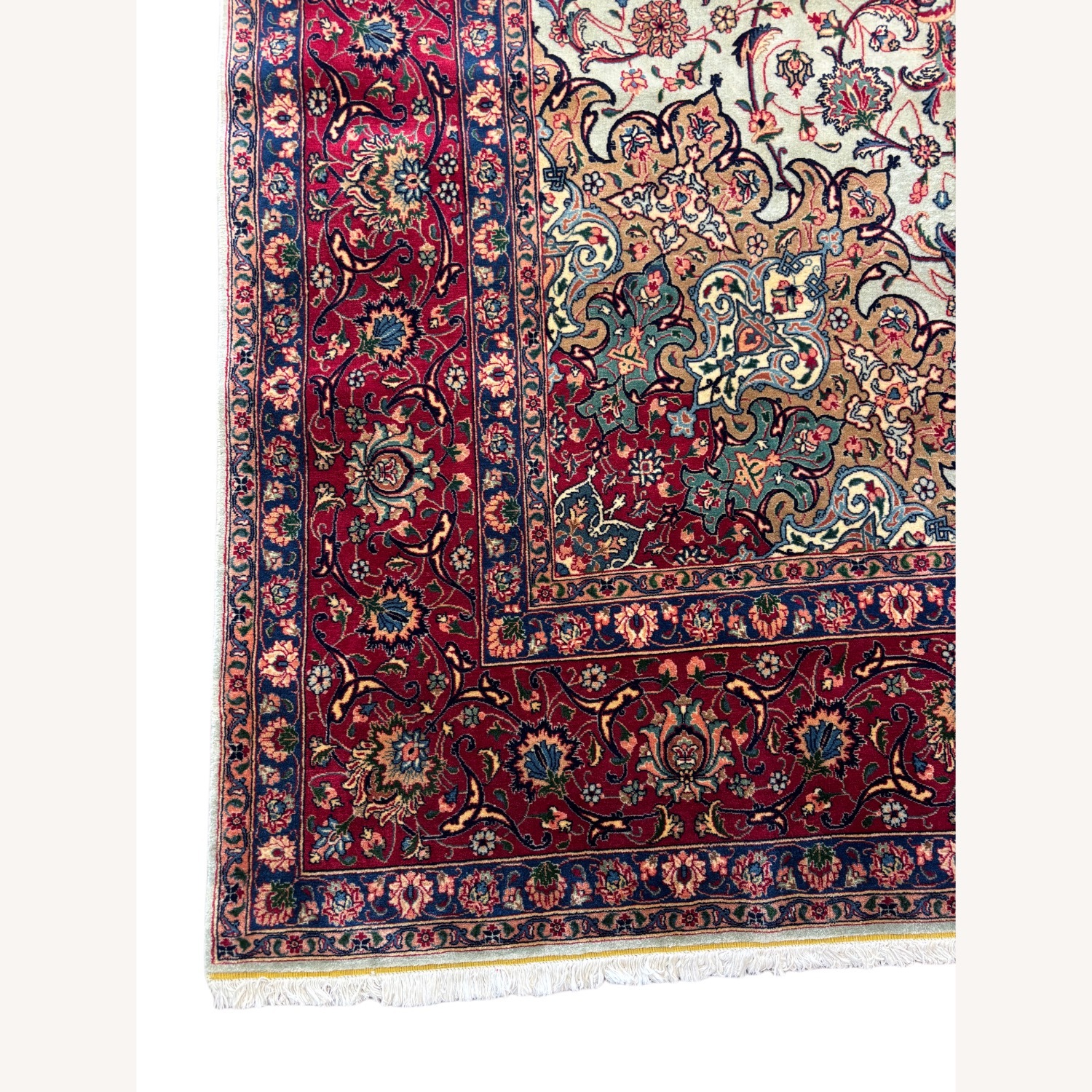 Soft Green Wool Area Rug 8' x 11' - image-5