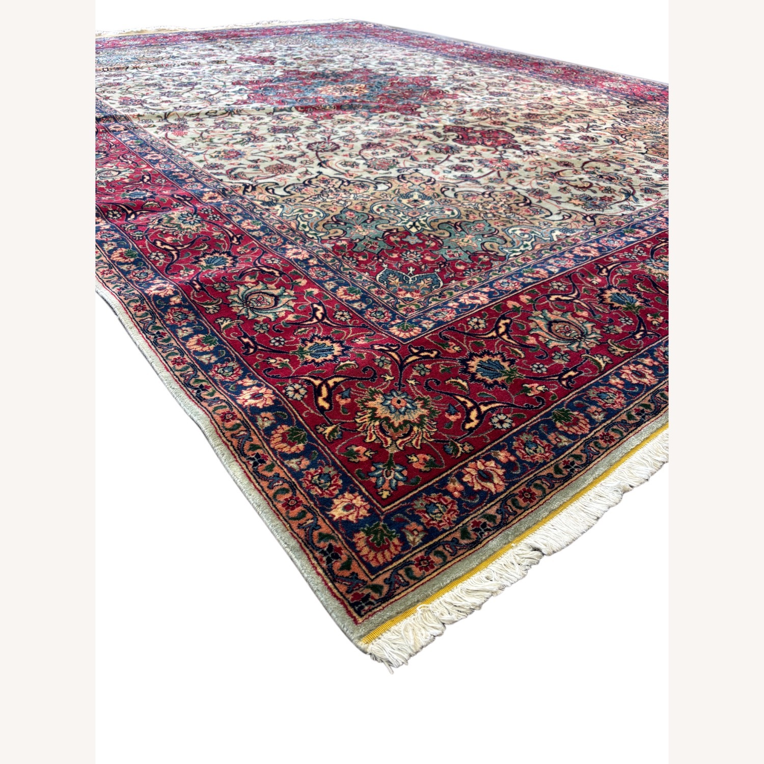 Soft Green Wool Area Rug 8' x 11' - image-2