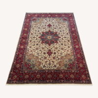 Soft Green Wool Area Rug 8' x 11'