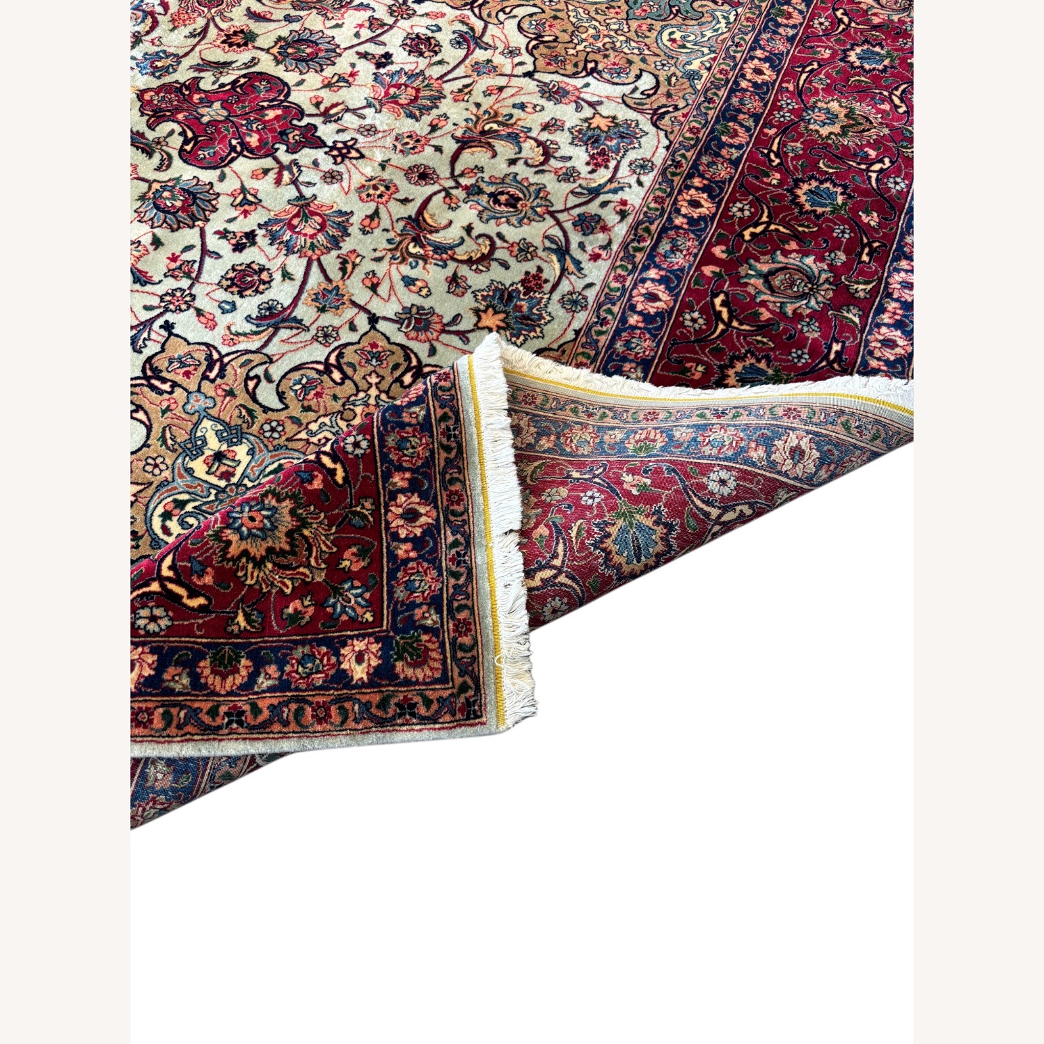 Soft Green Wool Area Rug 8' x 11' - image-4