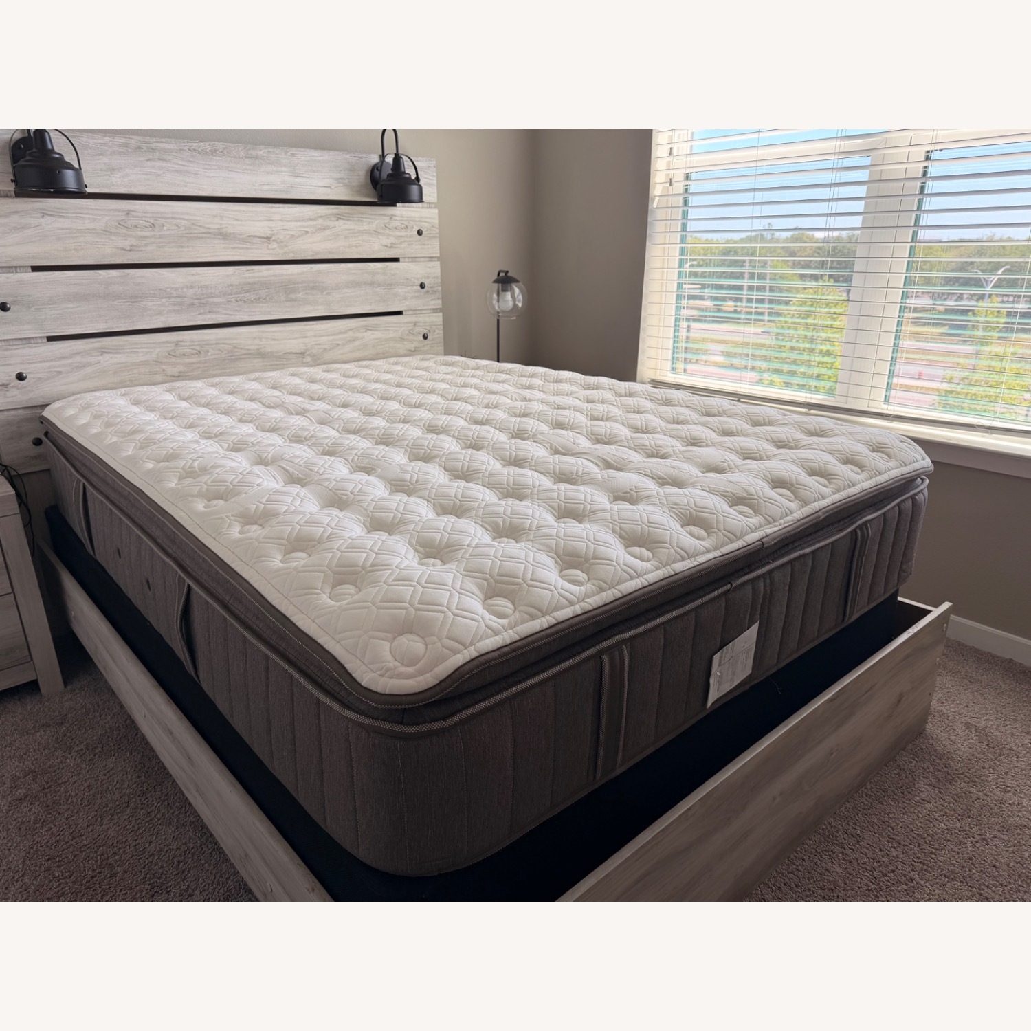 Ashley Furniture Natural Queen Bed - image-1