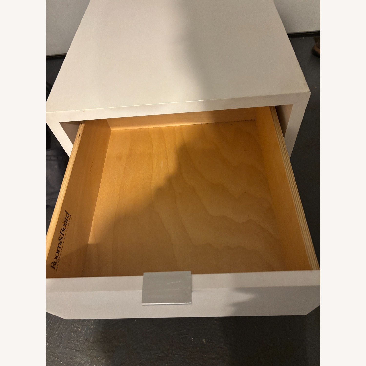 Room & Board Copenhagen White Wood Nightstand - image-5
