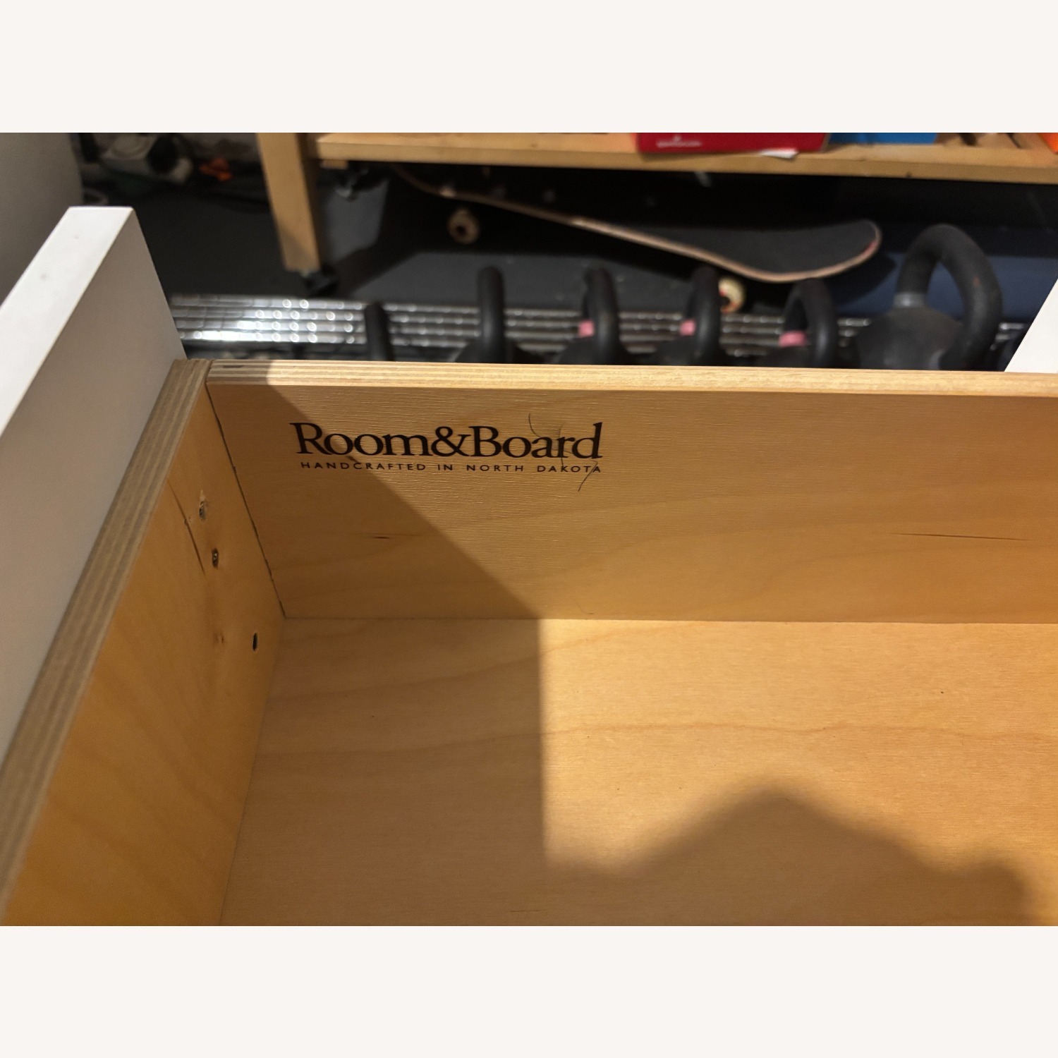 Room & Board Copenhagen White Wood Nightstand - image-6