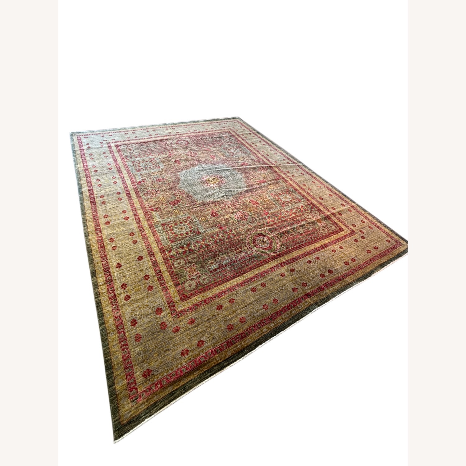 M. Christopher Collection Gold Wool Rug 10 x 13 - image-3