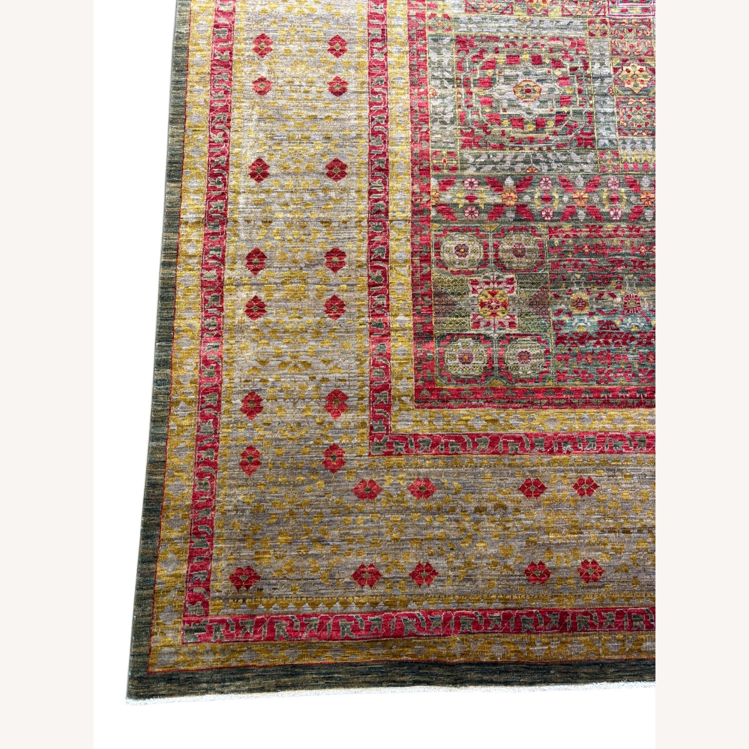 M. Christopher Collection Gold Wool Rug 10 x 13 - image-4
