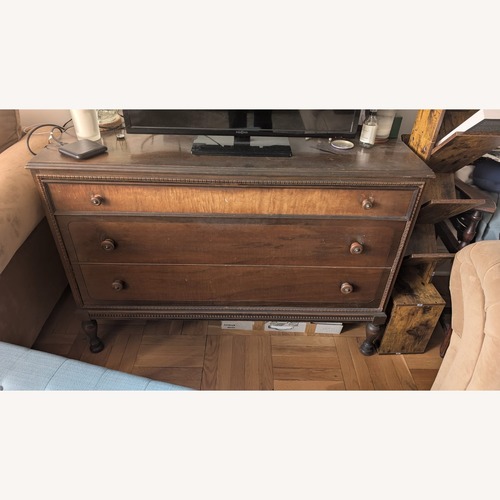 Used Dark Brown Wood Dresser for sale on AptDeco