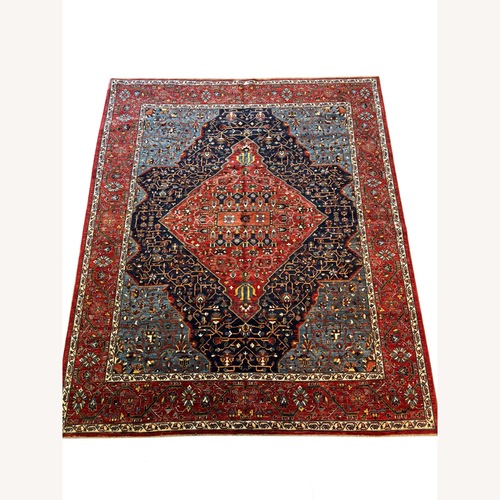 Used M. Christopher Collection Red Wool Area Rug 8 x 10 for sale on AptDeco