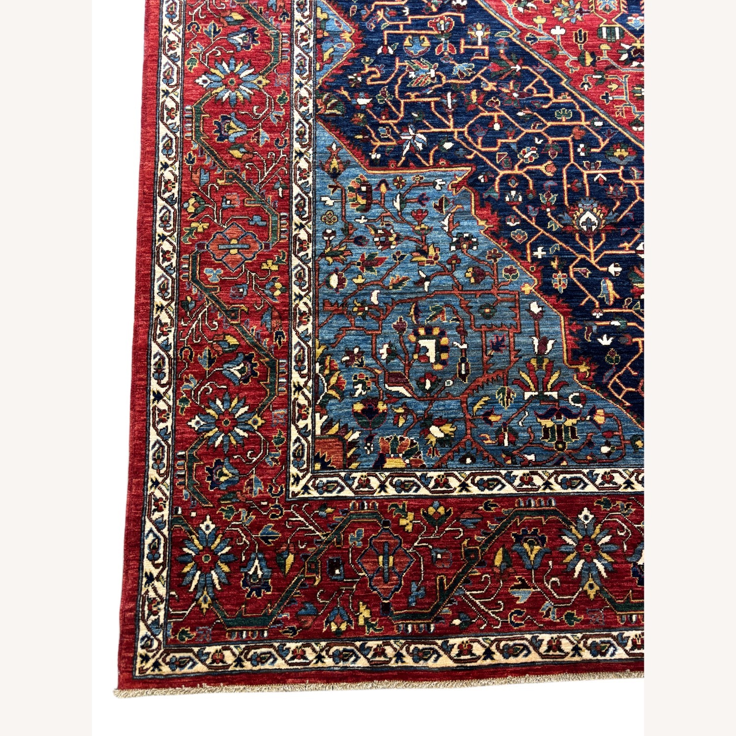 M. Christopher Collection Red Wool Area Rug 8 x 10 - image-2