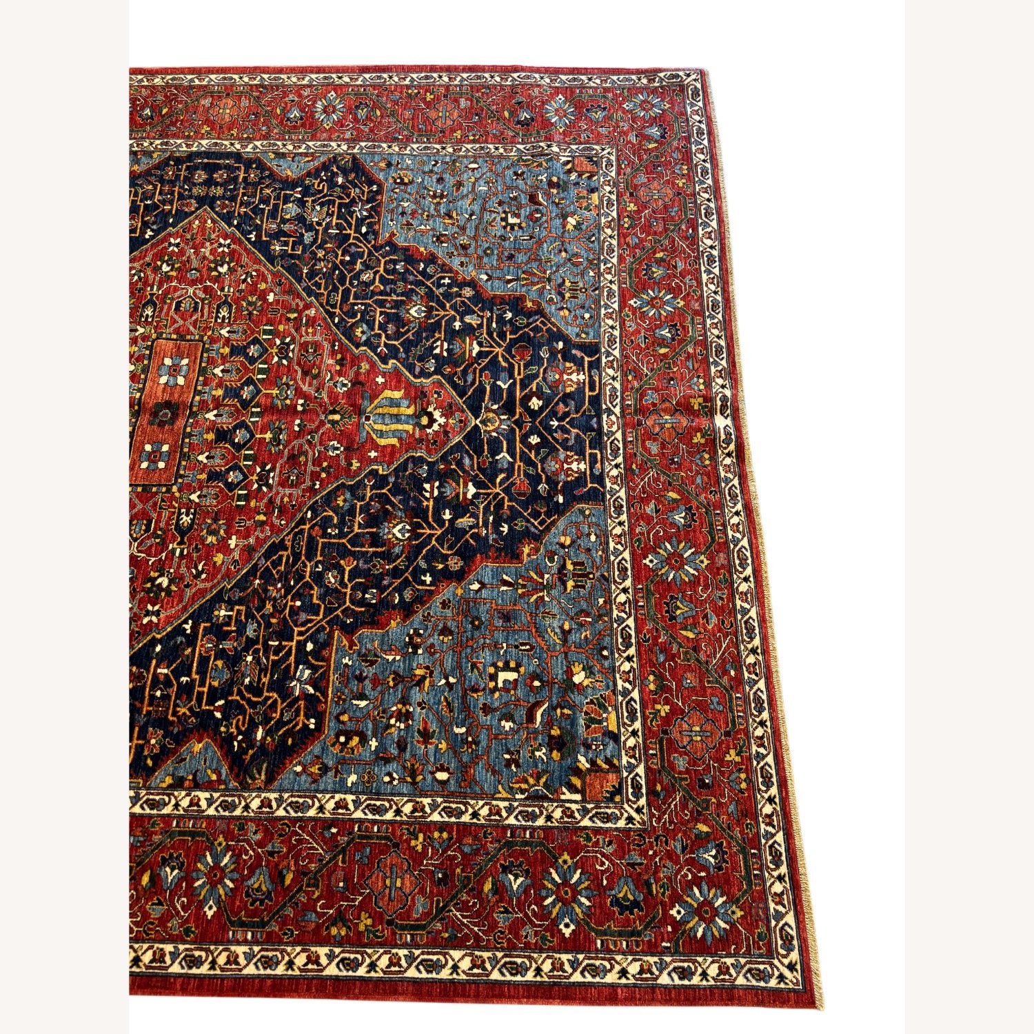 M. Christopher Collection Red Wool Area Rug 8 x 10 - image-5