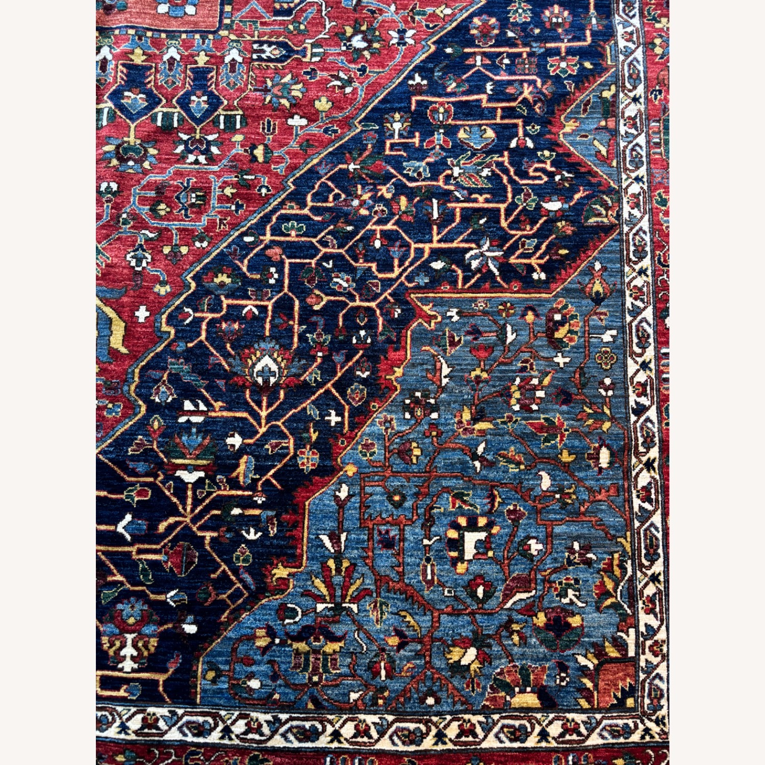 M. Christopher Collection Red Wool Area Rug 8 x 10 - image-7