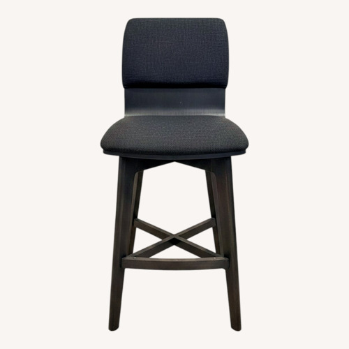 Used Canadel Downtown Dark Gray Fabric Stools for sale on AptDeco