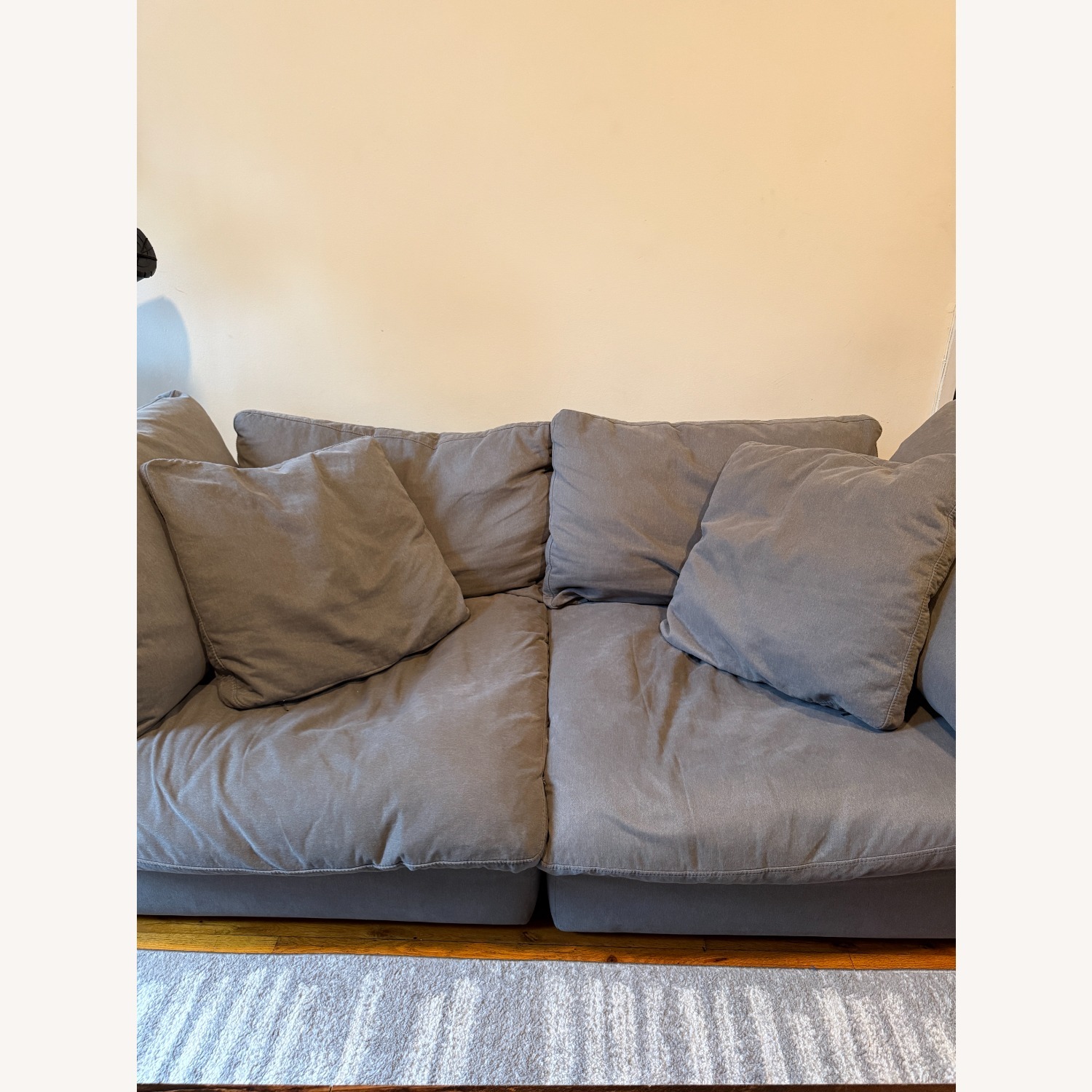 Bob's Discount Furniture Dream Gray 88'' Sofa - image-2