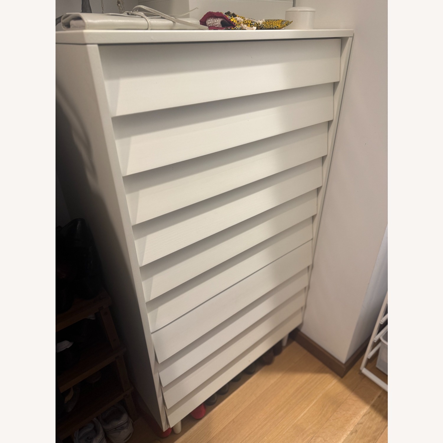 West Elm Pippa 5 Drawer White Wood Dresser - image-2