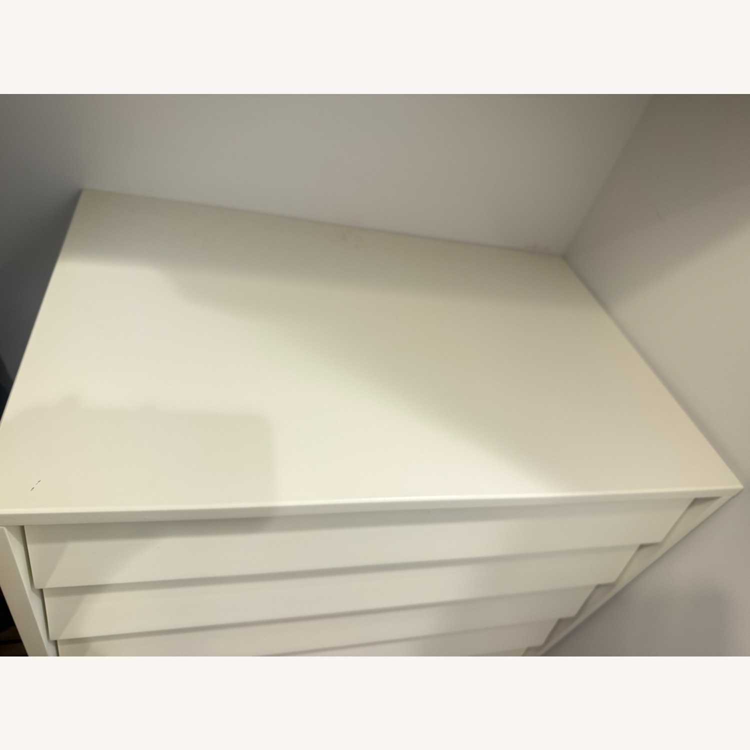 West Elm Pippa 5 Drawer White Wood Dresser - image-3