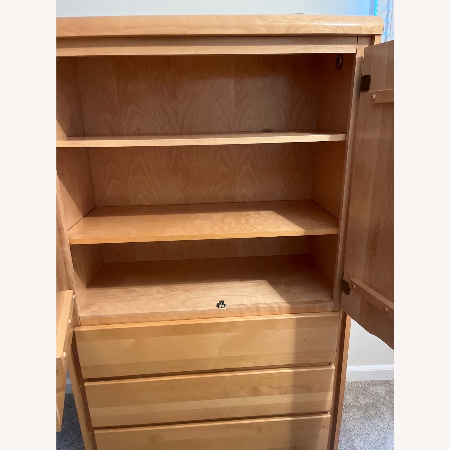 Bellini Furniture Wood Armoire - image-5