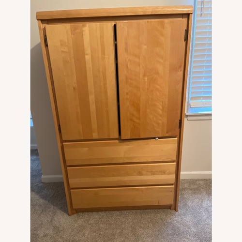 Used Bellini Furniture Wood Armoire for sale on AptDeco