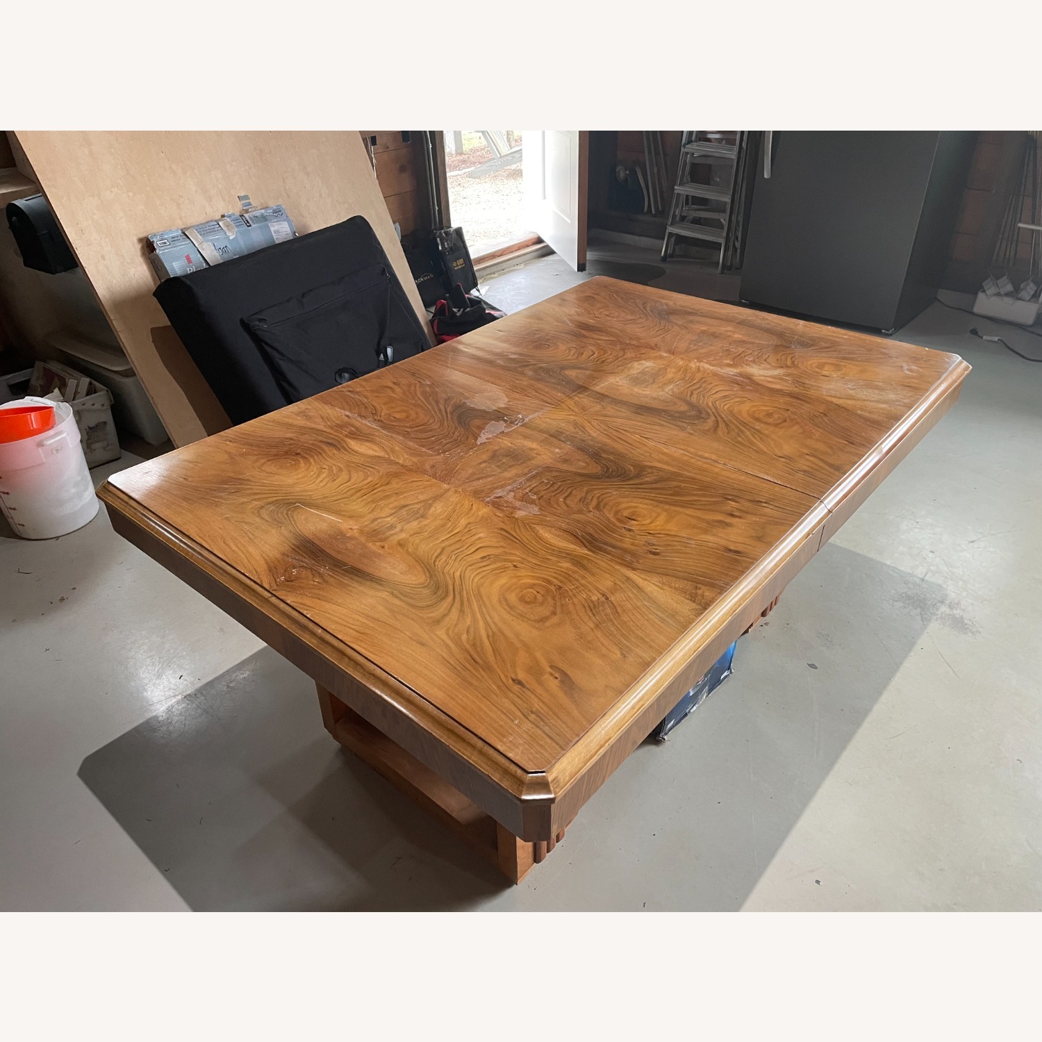 Sculptural Art Deco Table or Partners Desk - image-6