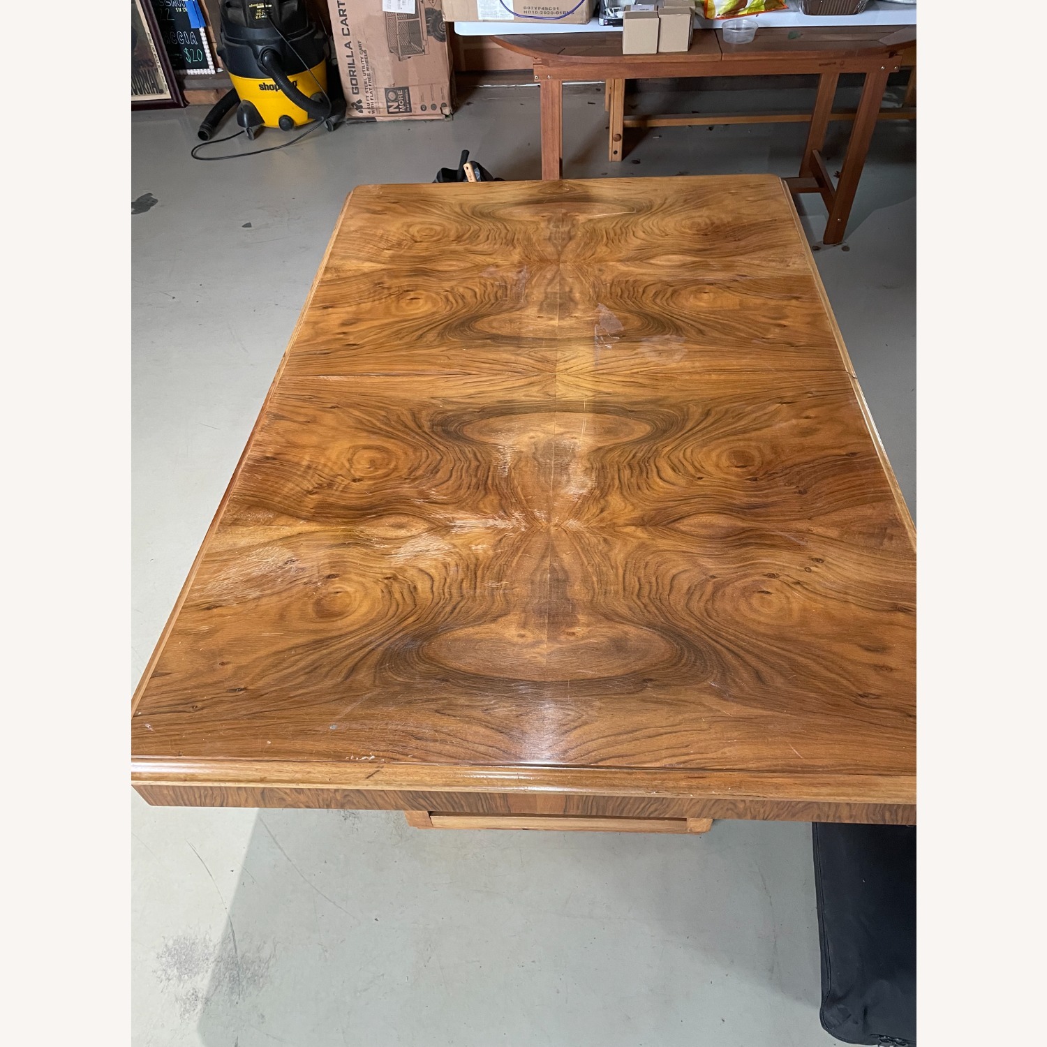 Sculptural Art Deco Table or Partners Desk - image-4