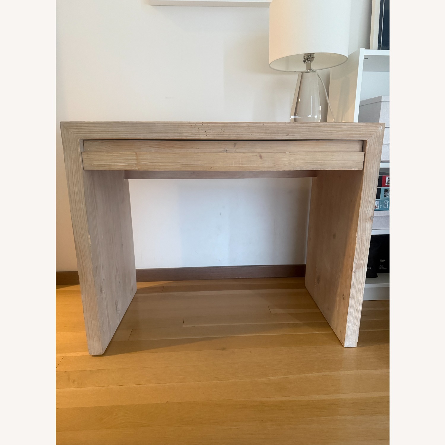 Pottery Barn Natural Wood Desk - image-1