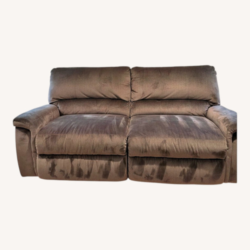 Used La-Z-Boy Dark Gray Velvet Loveseat for sale on AptDeco