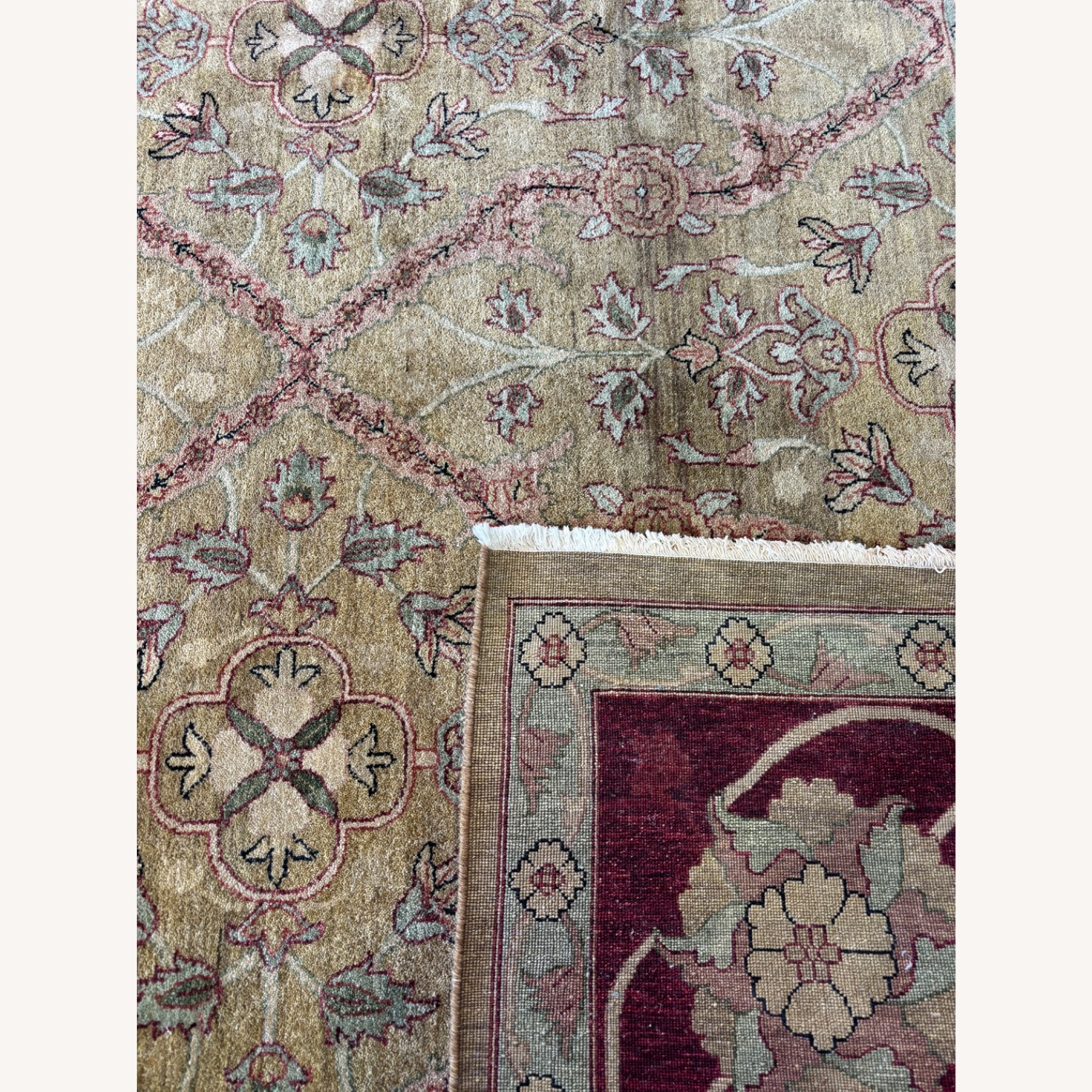 Natural Wool Area Rug 11.9' x 17.4' - image-7