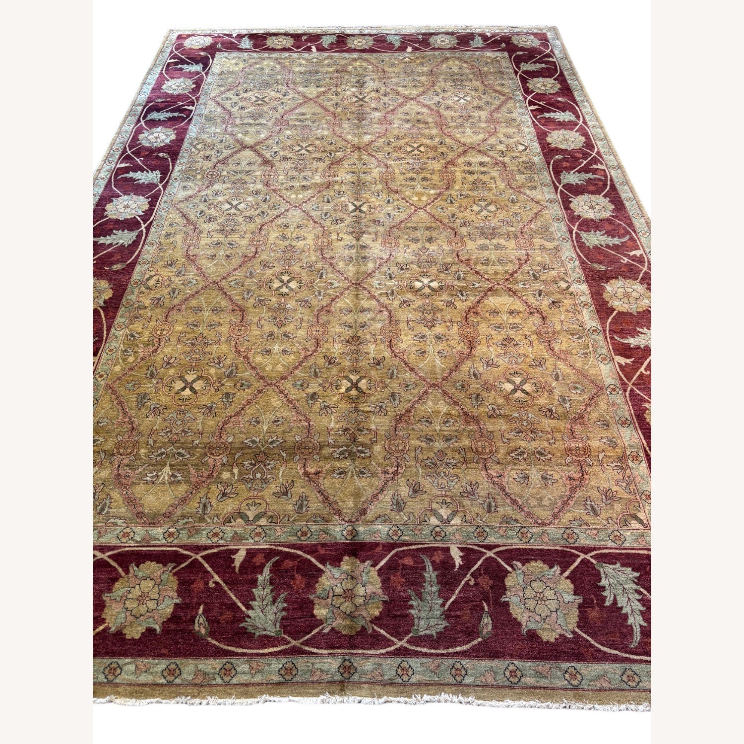 Natural Wool Area Rug 11.9' x 17.4' - image-2