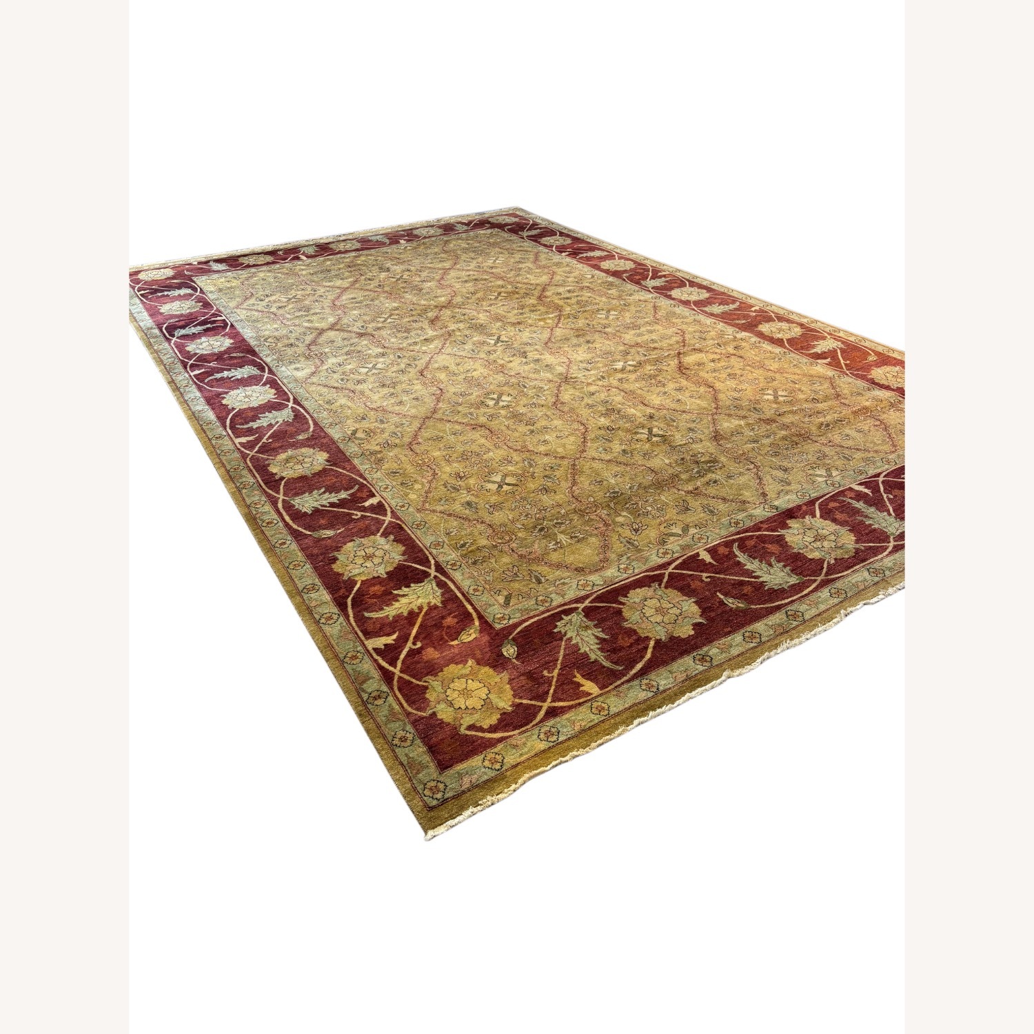 Natural Wool Area Rug 11.9' x 17.4' - image-3