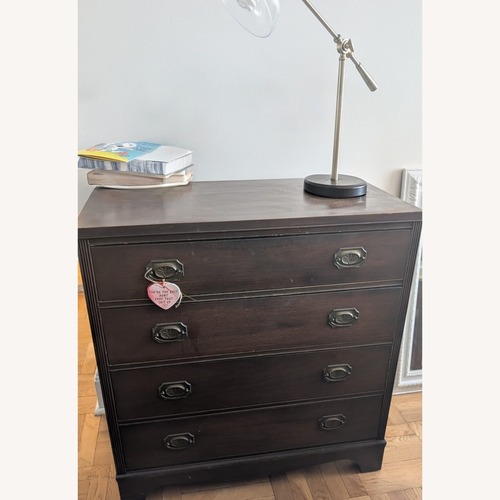 Used Antique Dark Brown Wood Dresser for sale on AptDeco