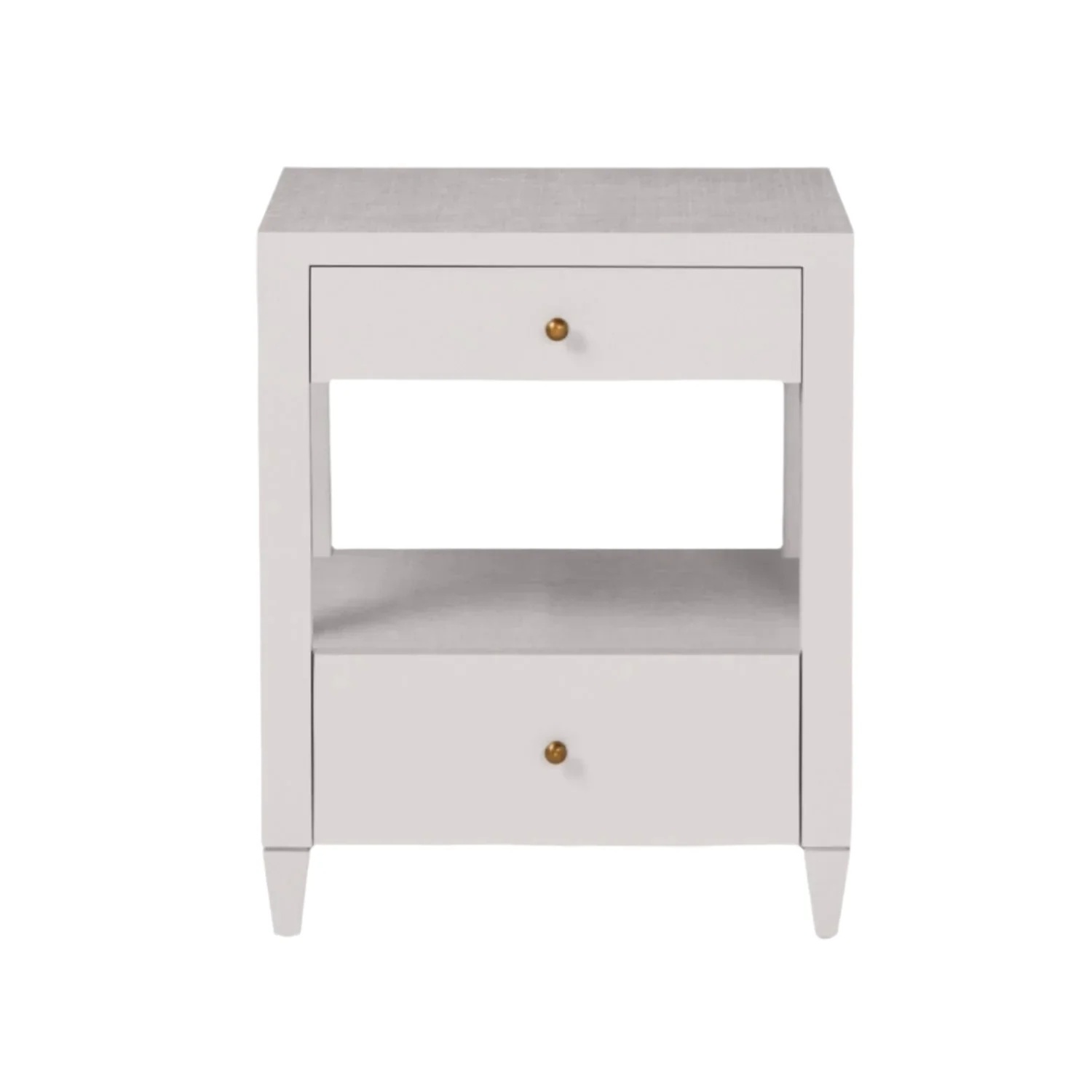 Made Goods White Wood Side Table - image-4