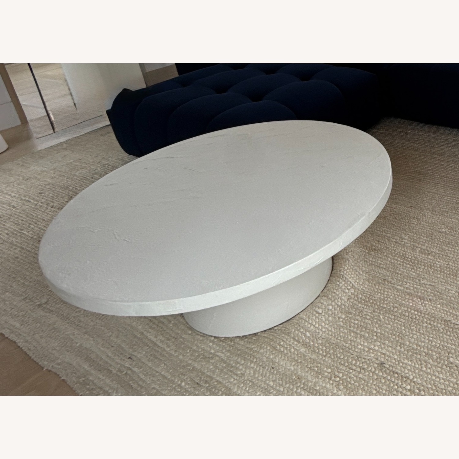 Hamptons Crate & Barrel Concrete Coffee Tables  - image-3