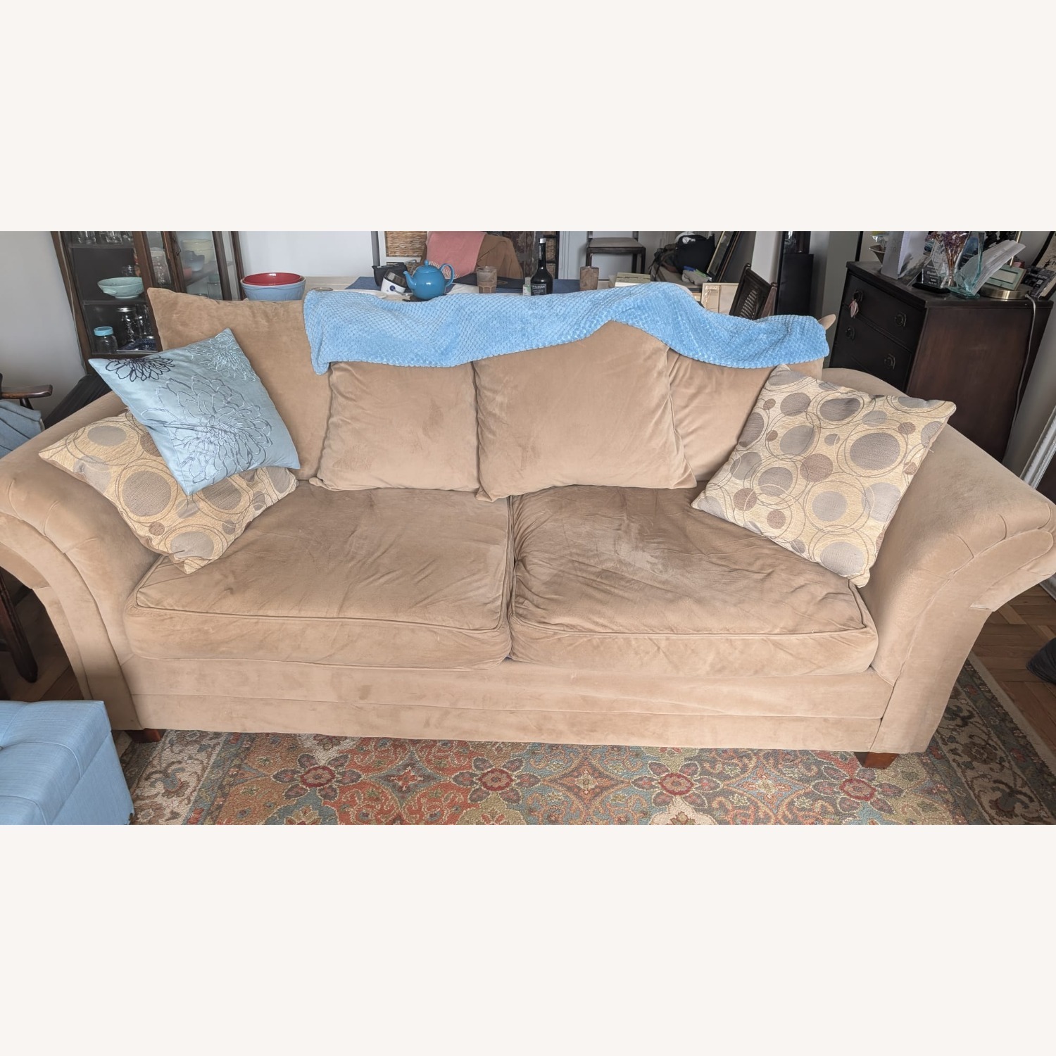 Bob's Discount Furniture Natural 3+ Seater Sofa - image-1