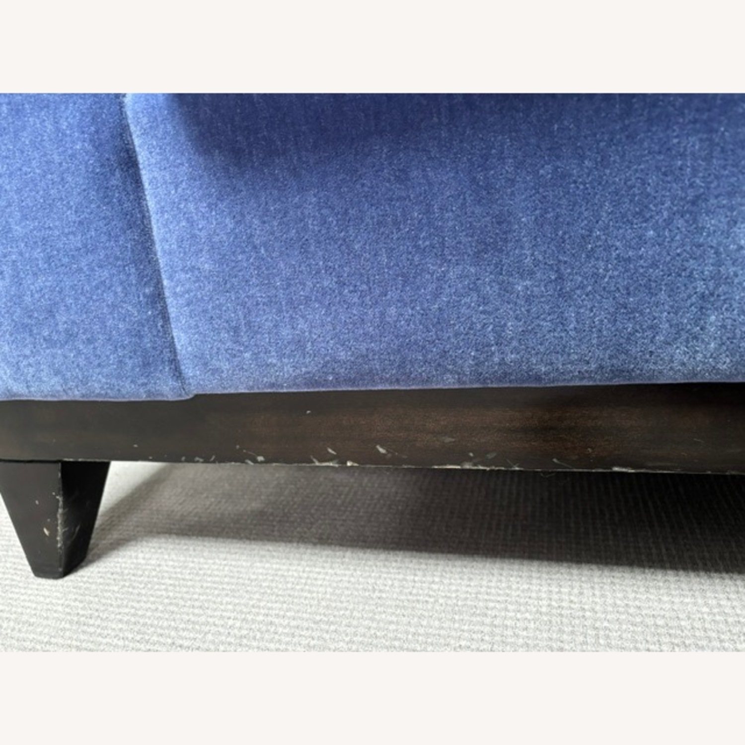 Kravet Custom Blue Mohair 2 Piece Sectional - image-4