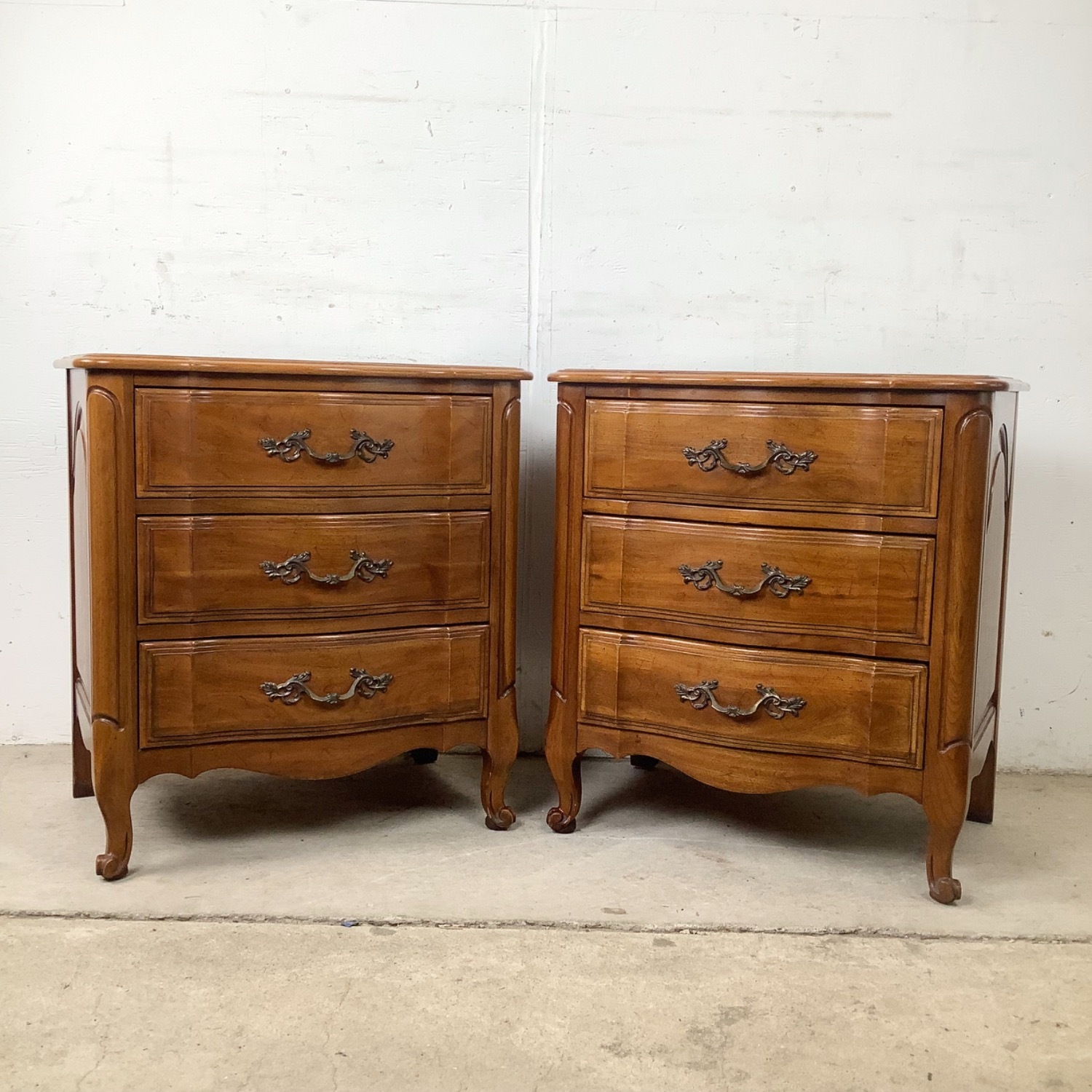 Pair Vintage French Provincial Chests  - image-1