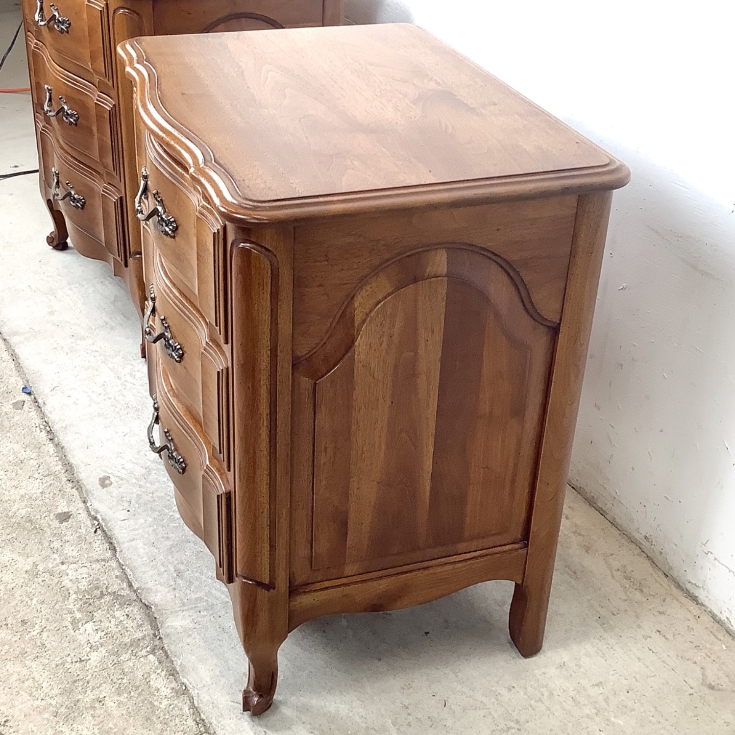 Pair Vintage French Provincial Chests  - image-8