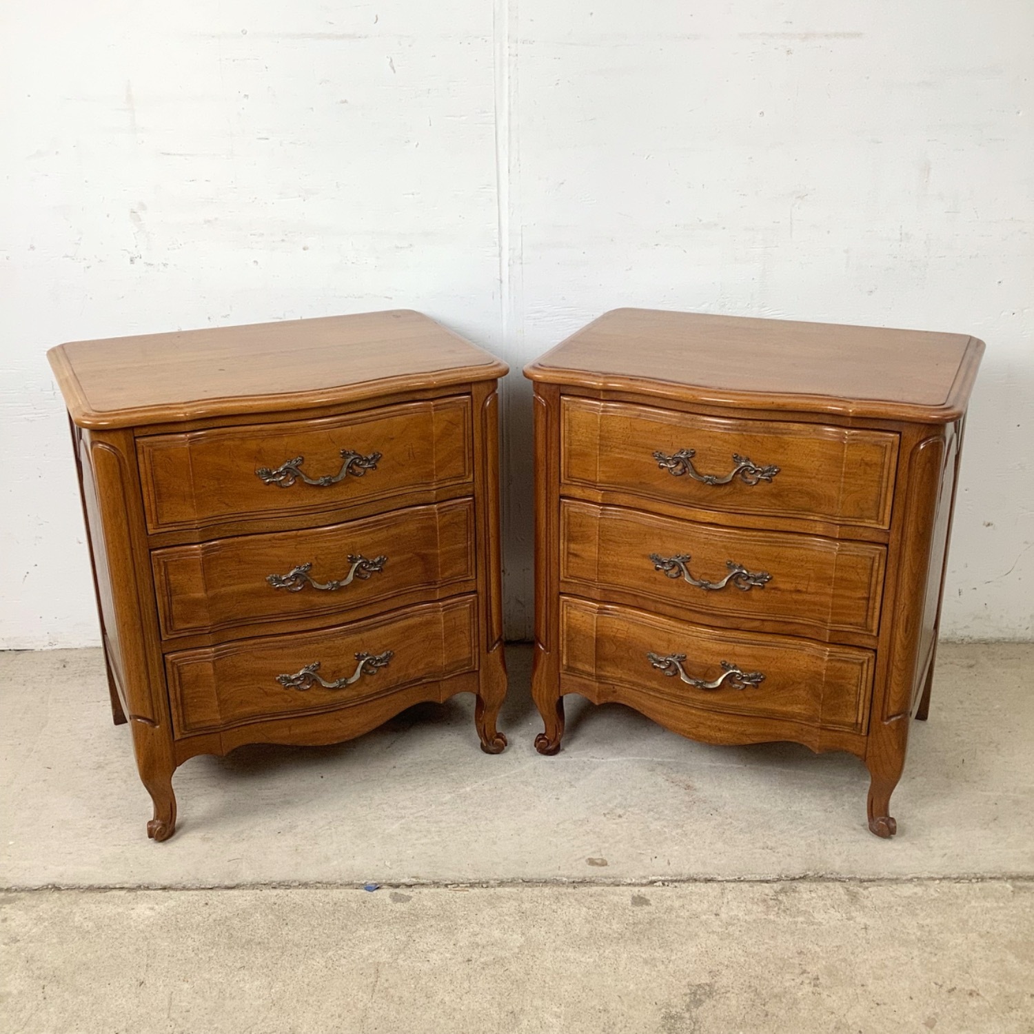 Pair Vintage French Provincial Chests  - image-5