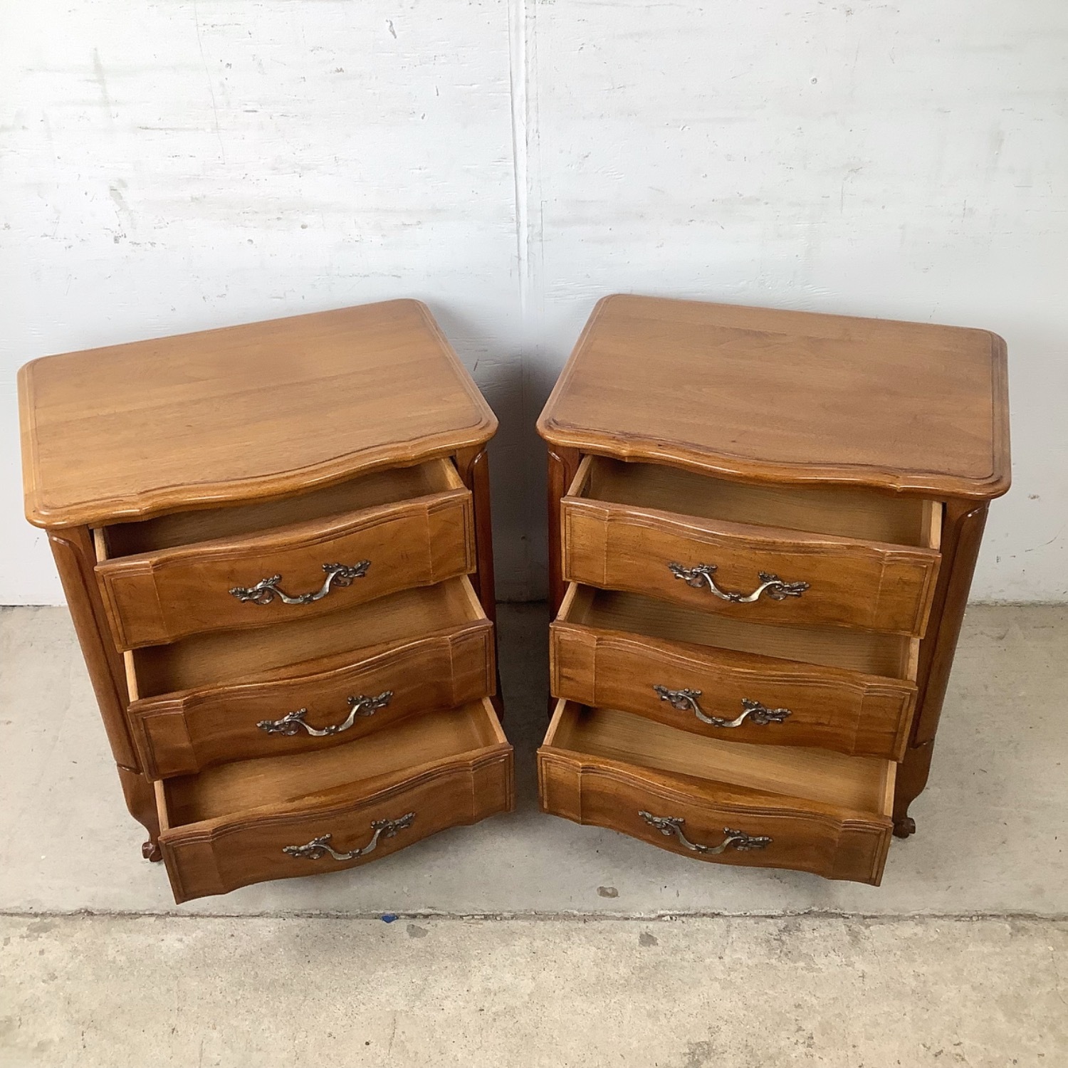 Pair Vintage French Provincial Chests  - image-13