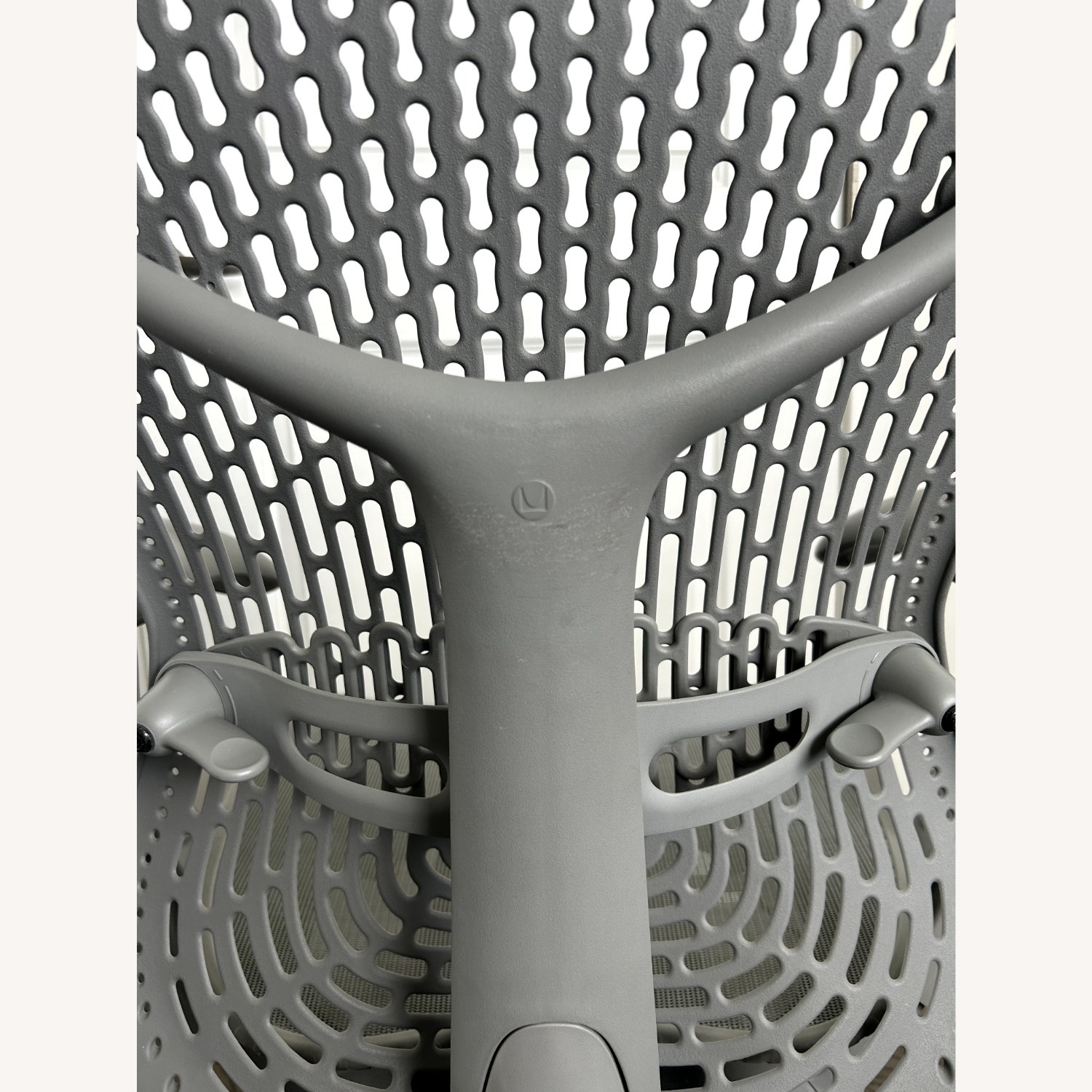 Herman Miller Mira Light Gray Fabric Office Chair - image-4