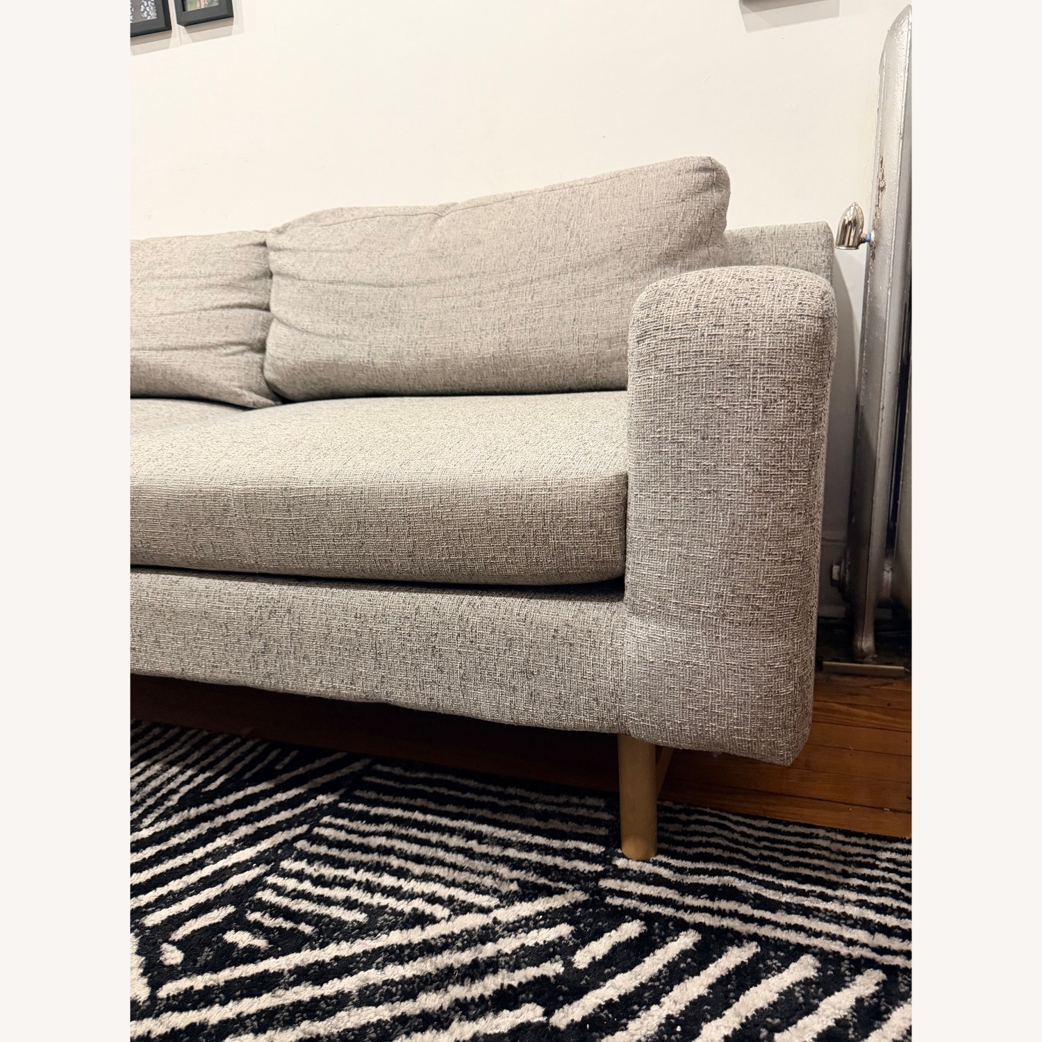 West Elm Gray Eddie Sofa - image-2
