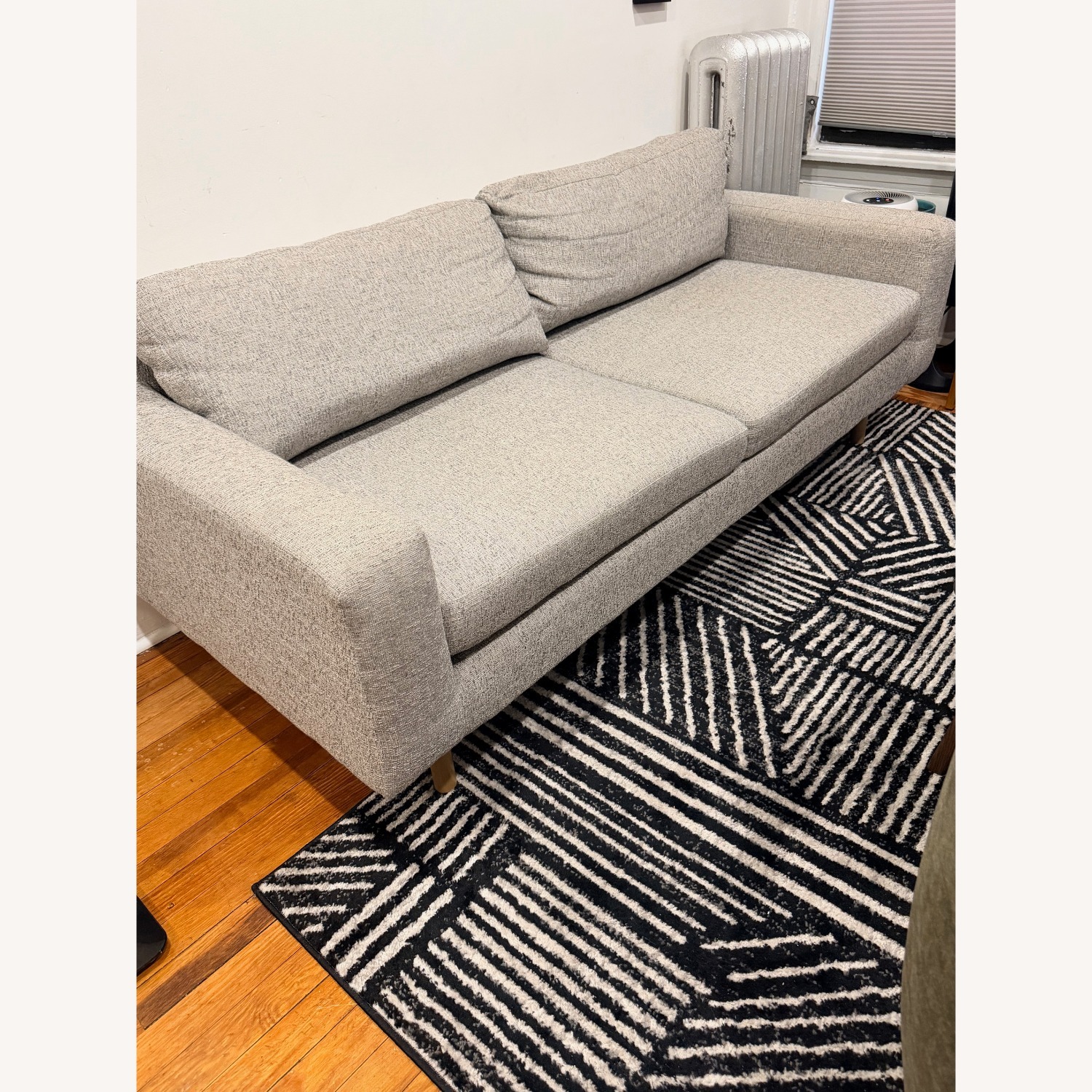West Elm Gray Eddie Sofa - image-6