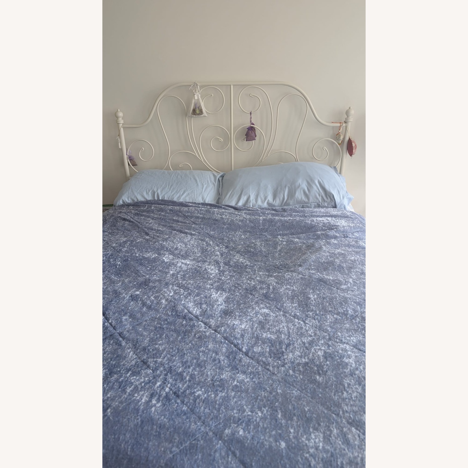 IKEA LEIRVIK Natural Metal Full Bed - image-4