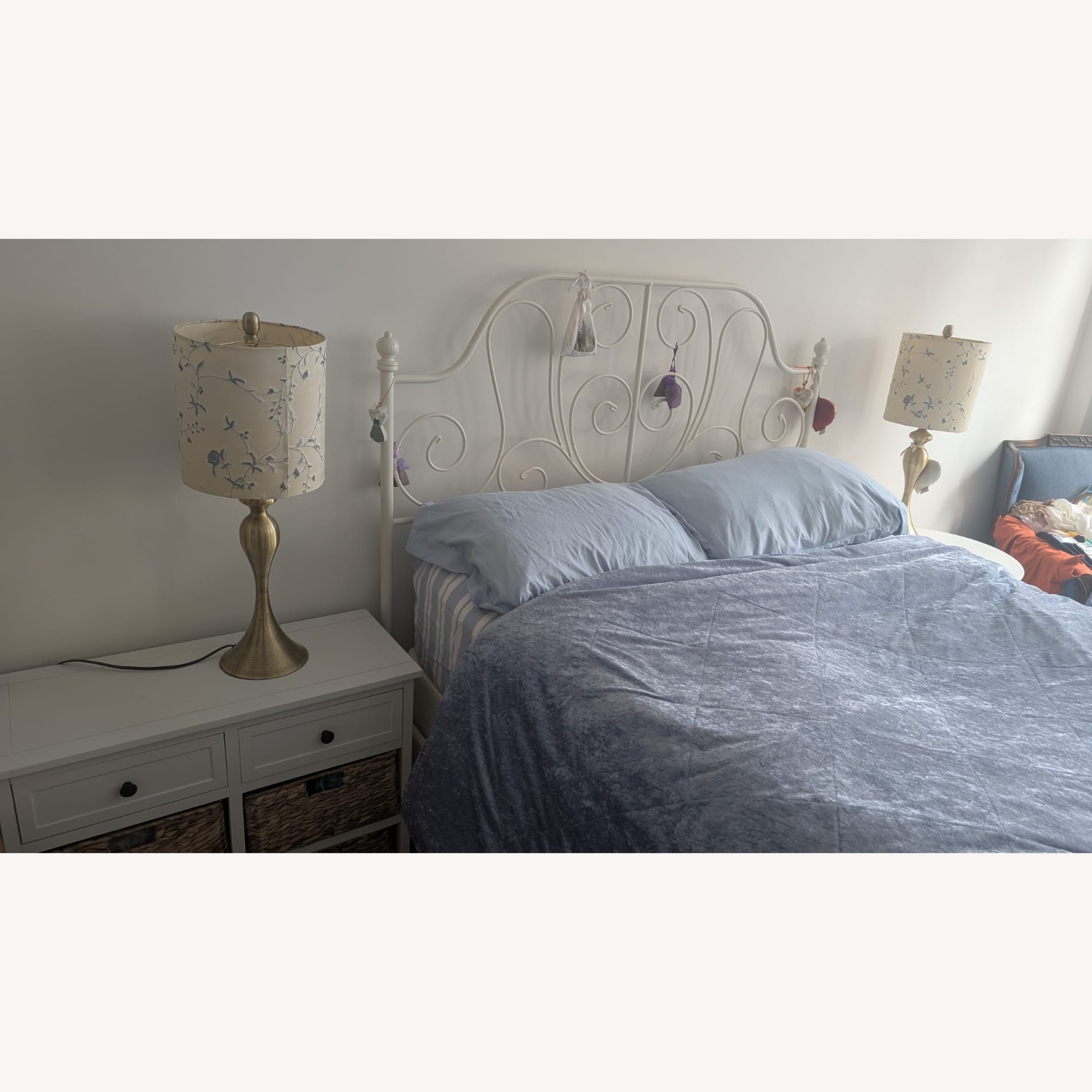 IKEA LEIRVIK Natural Metal Full Bed - image-3