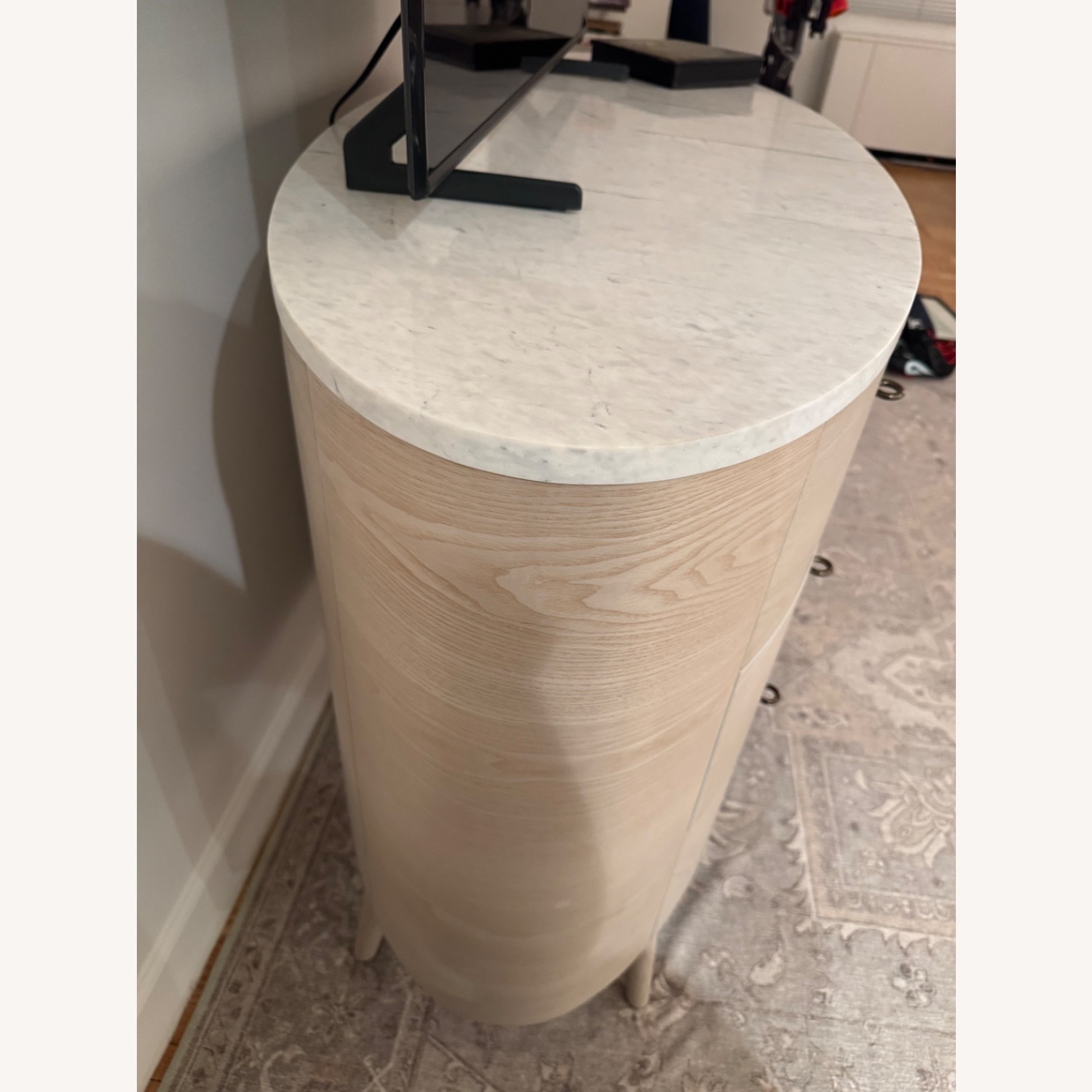 West Elm Penelope Light Gray Wood Dresser - image-2