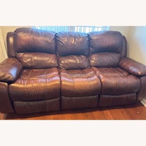 Used Raymour & Flanigan Bryant Dark Brown 3+ Seater Sofa for sale on AptDeco