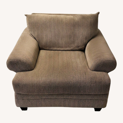 Used Dark Brown Chair and a Half for sale on AptDeco